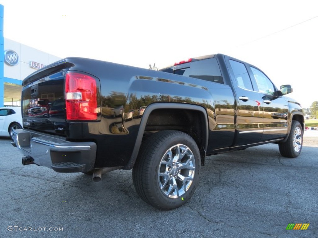 Onyx Black 2014 GMC Sierra 1500 SLT Double Cab Exterior Photo #87220029