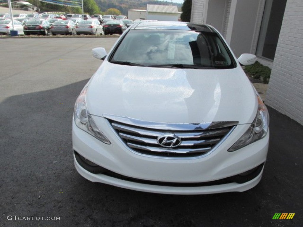2014 Sonata Limited - Pearl White / Black photo #4