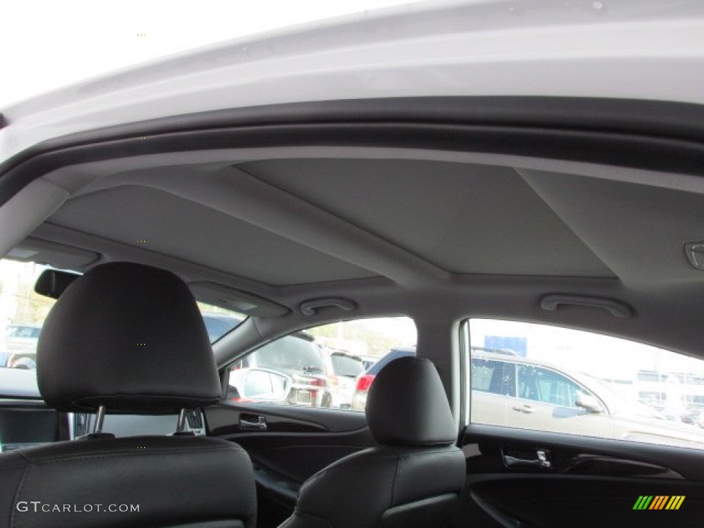 2014 Sonata Limited - Pearl White / Black photo #7
