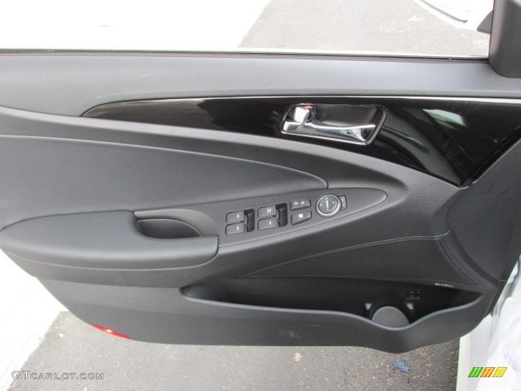 2014 Sonata Limited - Pearl White / Black photo #9