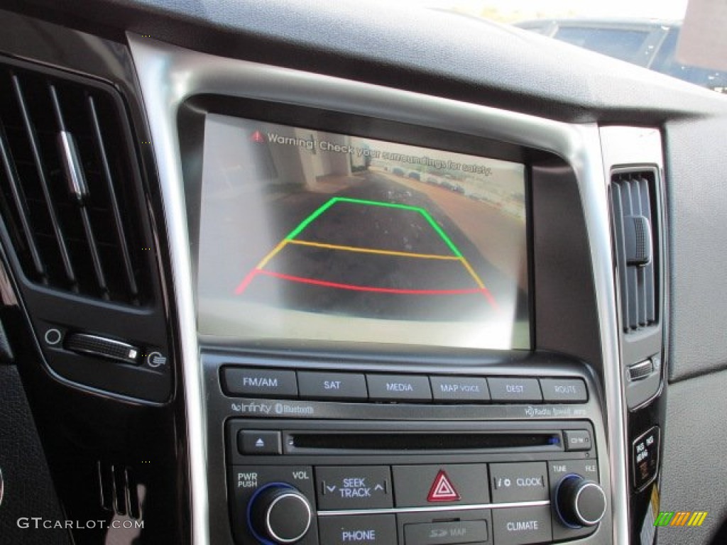 2014 Sonata Limited - Pearl White / Black photo #15