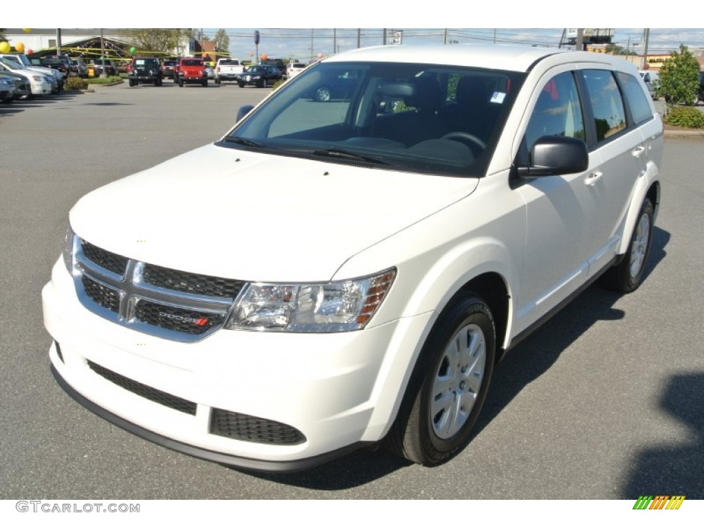 White Dodge Journey