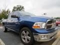 2010 Deep Water Blue Pearl Dodge Ram 1500 Big Horn Quad Cab  photo #4