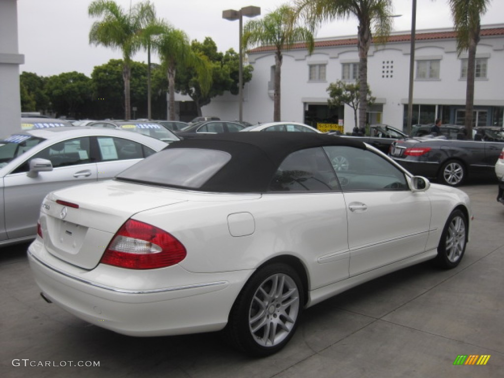 Arctic White 2008 Mercedes-Benz CLK 350 Cabriolet Exterior Photo #87222426