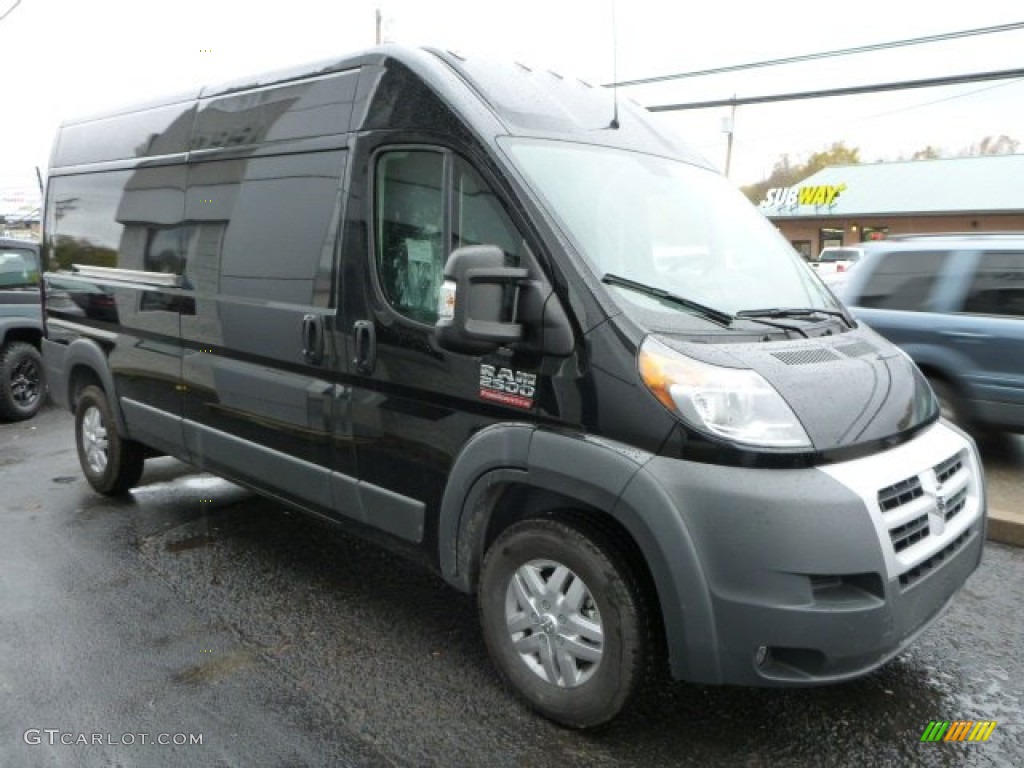 Black 2014 Ram ProMaster 2500 Cargo High Roof Exterior Photo #87222549