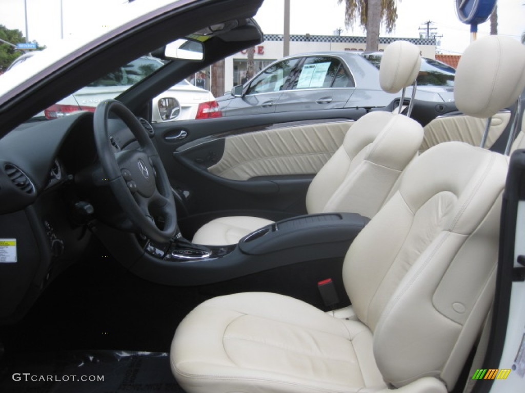 2008 Mercedes-Benz CLK 350 Cabriolet Front Seat Photo #87222657