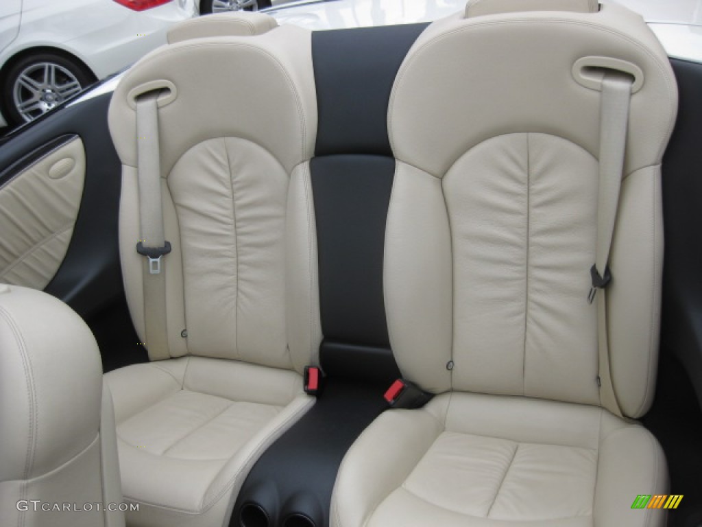 2008 Mercedes-Benz CLK 350 Cabriolet Rear Seat Photo #87222672