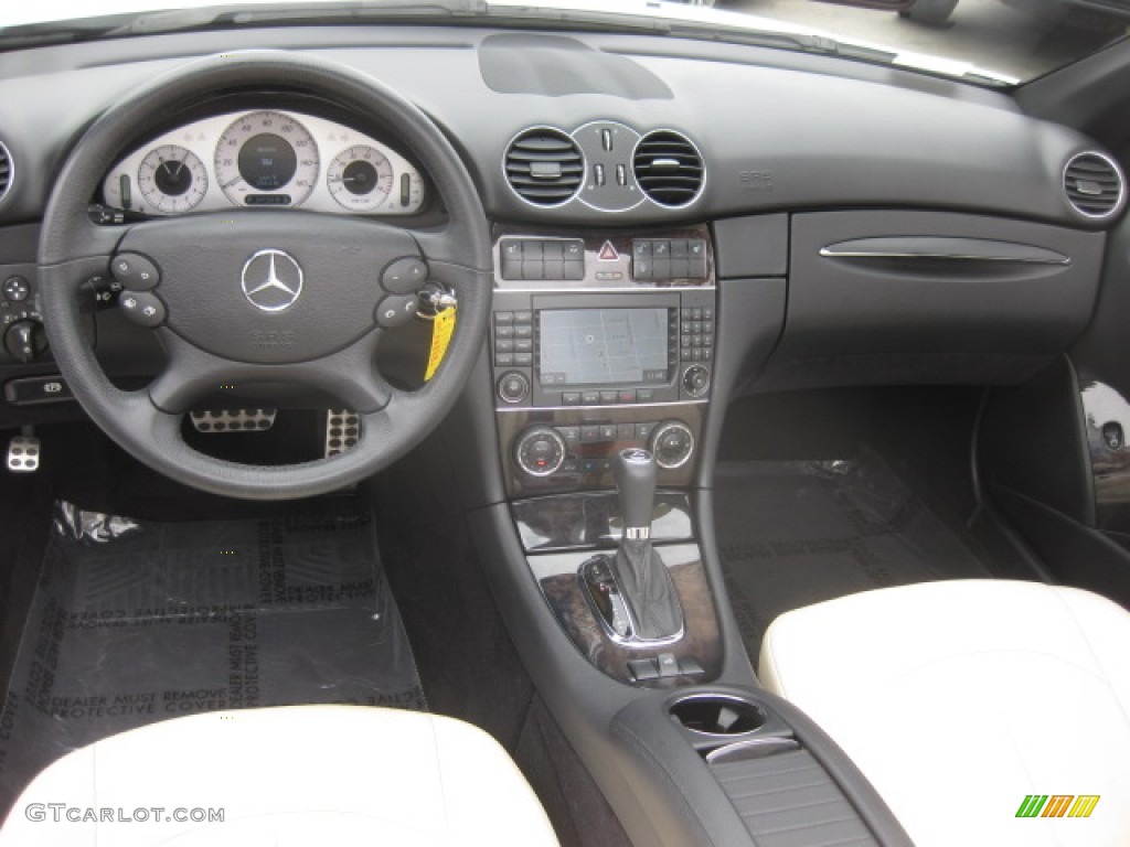 Stone Interior 2008 Mercedes-Benz CLK 350 Cabriolet Photo #87222684