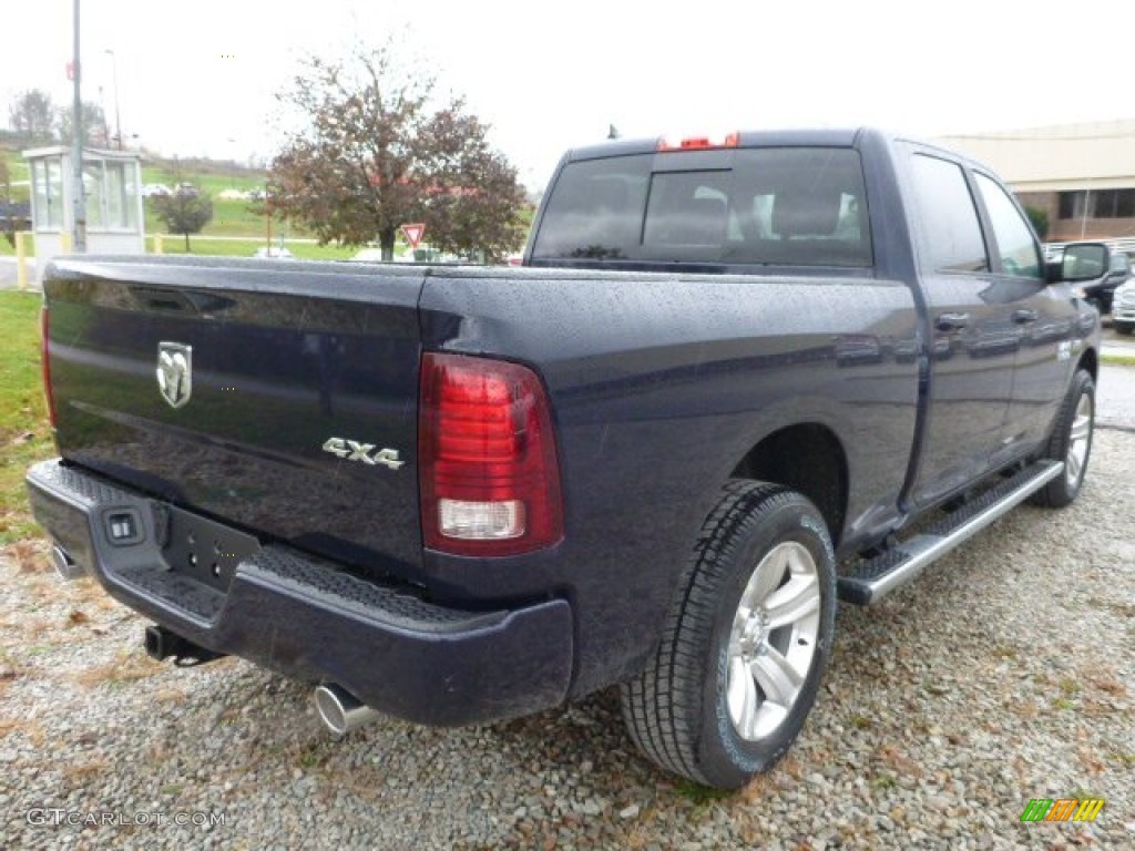 2014 1500 Sport Crew Cab 4x4 - True Blue Pearl Coat / Black photo #5