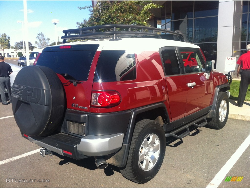 2010 FJ Cruiser 4WD - Brick Red / Dark Charcoal photo #7