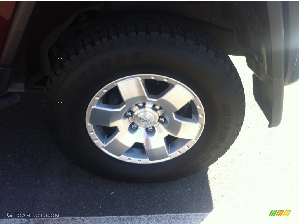 2010 FJ Cruiser 4WD - Brick Red / Dark Charcoal photo #12