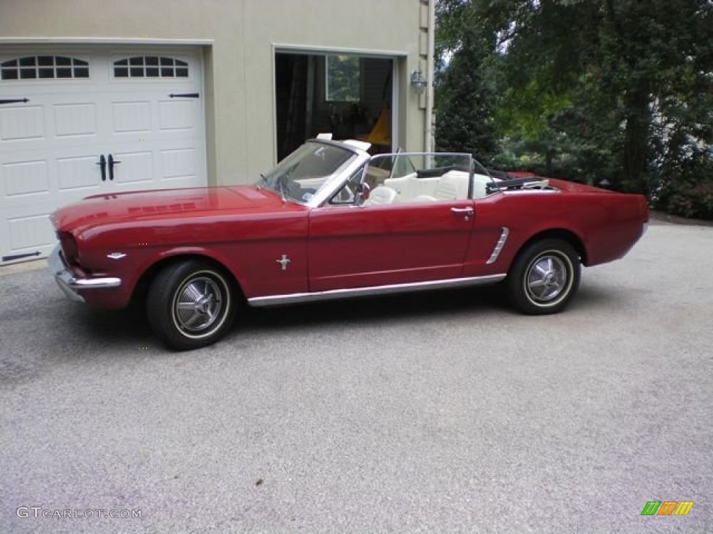 1965 Rangoon Red Ford Mustang Convertible 87225421