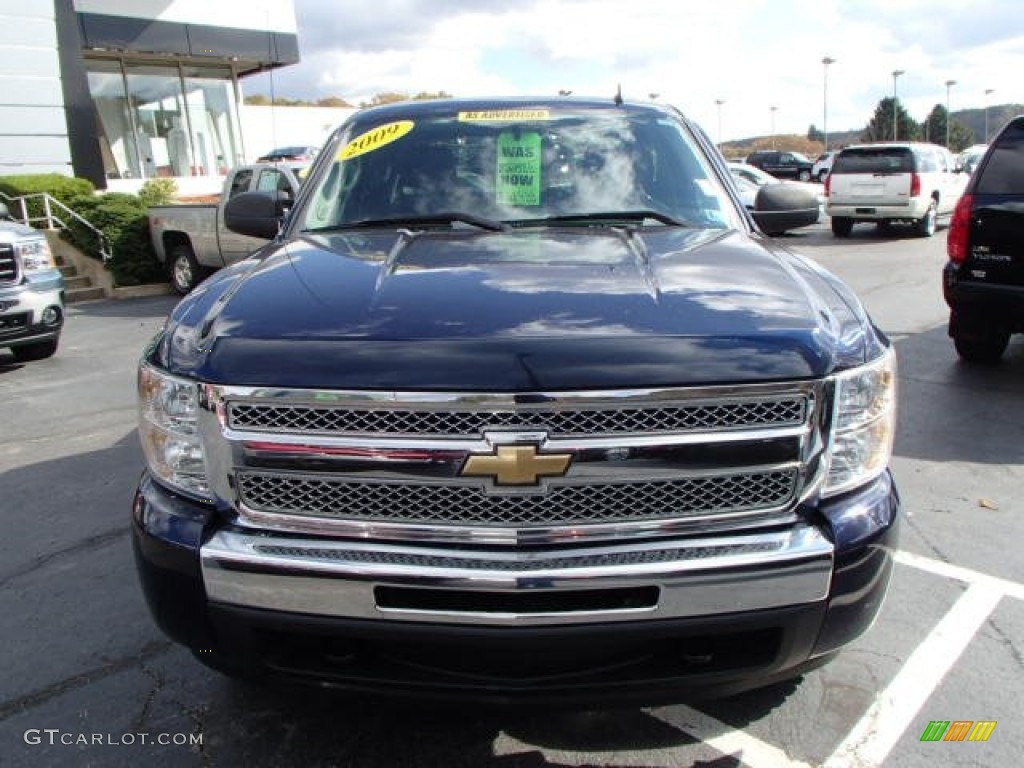 2009 Silverado 1500 LT Z71 Crew Cab 4x4 - Imperial Blue Metallic / Ebony photo #2