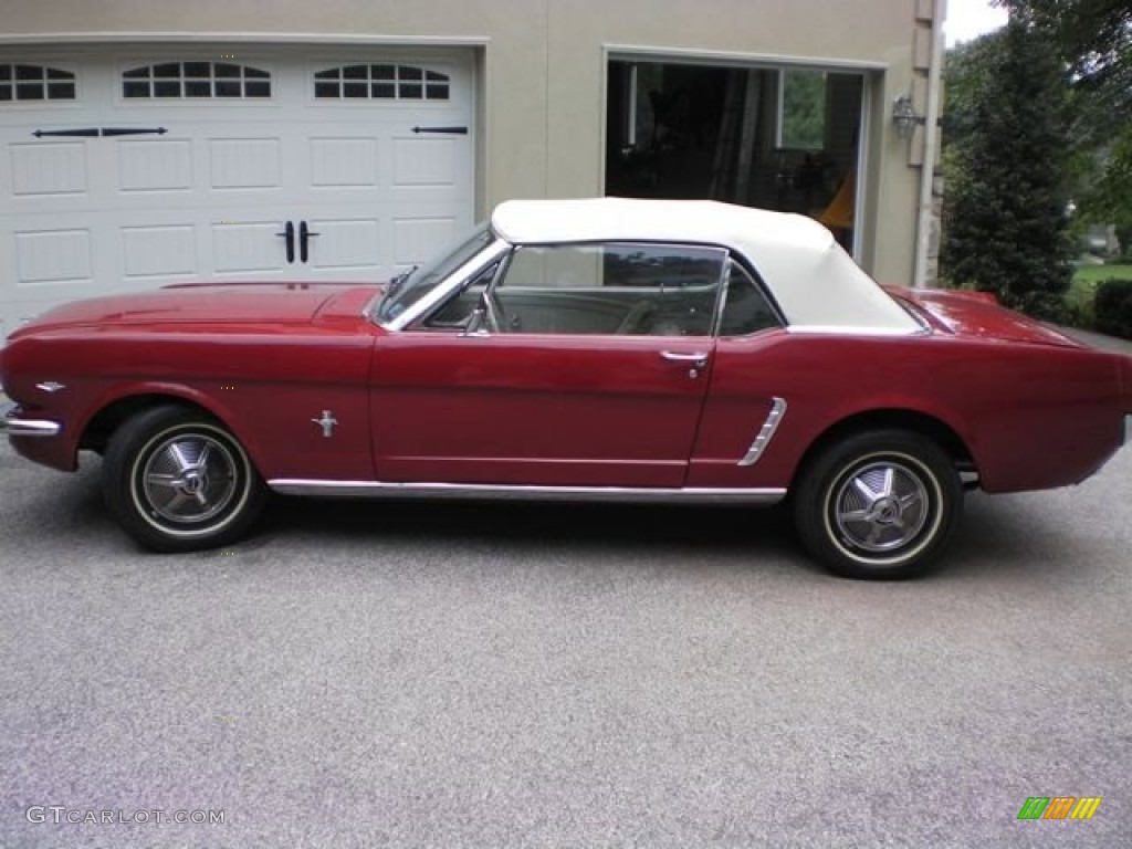 1965 Rangoon Red Ford Mustang Convertible 87225421 Photo 3