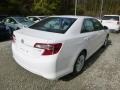 2014 Super White Toyota Camry LE  photo #3