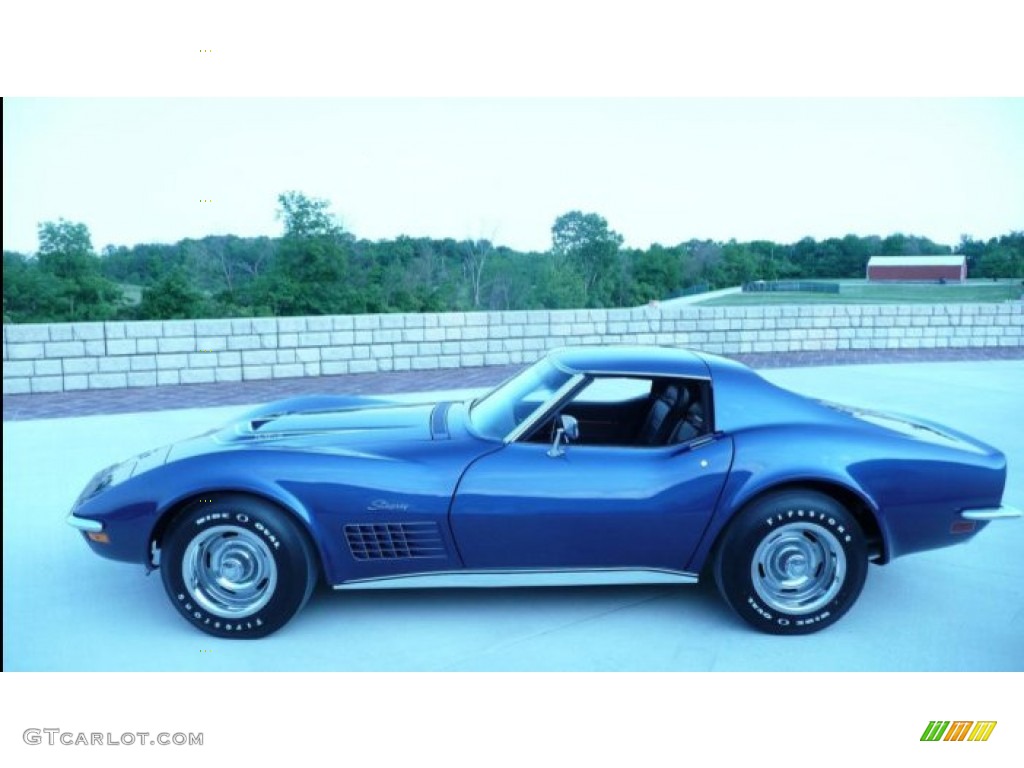 1972 Corvette ZR1 Stingray Coupe - Bryar Blue / Black photo #2