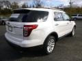 2012 White Platinum Tri-Coat Ford Explorer XLT 4WD  photo #2