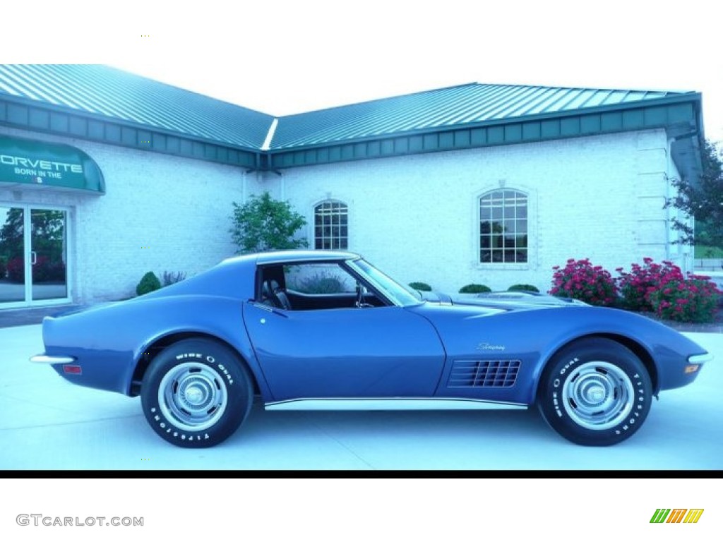 1972 Corvette ZR1 Stingray Coupe - Bryar Blue / Black photo #17