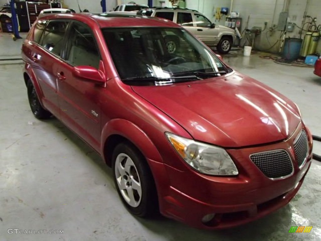 Salsa Red Metallic 2005 Pontiac Vibe Standard Vibe Model Exterior Photo #87226248