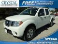 2013 Glacier White Nissan Frontier SV V6 Crew Cab  photo #1