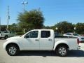 2013 Glacier White Nissan Frontier SV V6 Crew Cab  photo #2