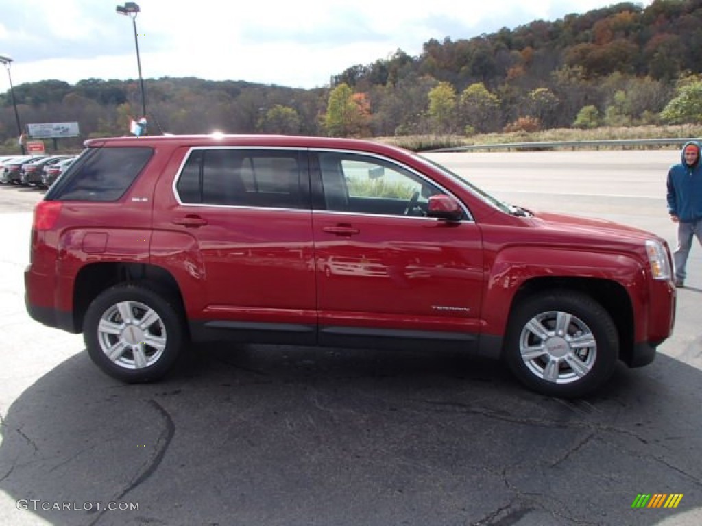Crystal Red Tintcoat 2014 GMC Terrain SLE AWD Exterior Photo #87226653