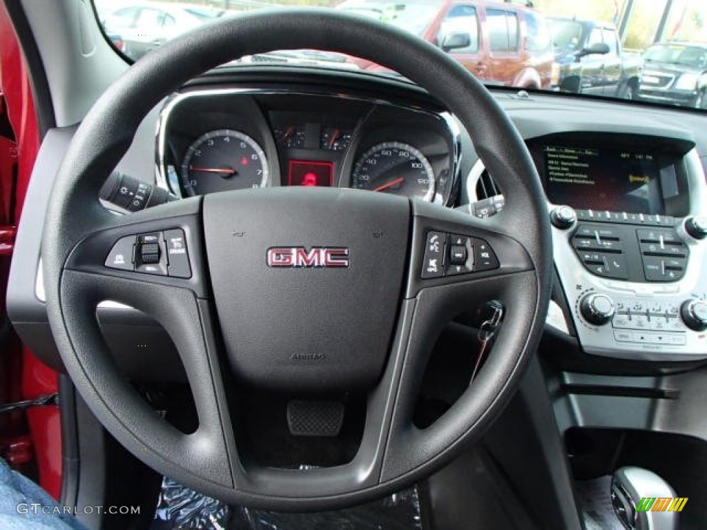 2014 GMC Terrain SLE AWD Jet Black Steering Wheel Photo #87226944