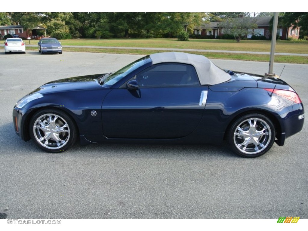 San Marino Blue Pearl 2007 Nissan 350Z Grand Touring Roadster Exterior Photo #87227025