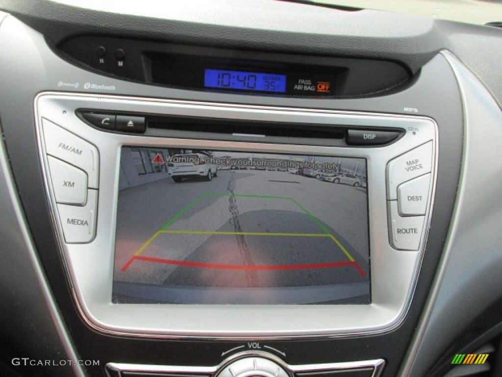 2012 Elantra Limited - Shimmering Silver / Black photo #14