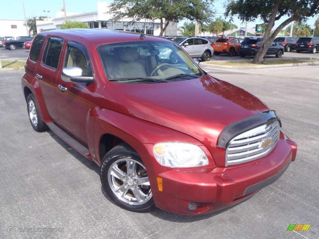 2009 HHR LT - Crystal Red Metallic / Cashmere photo #1