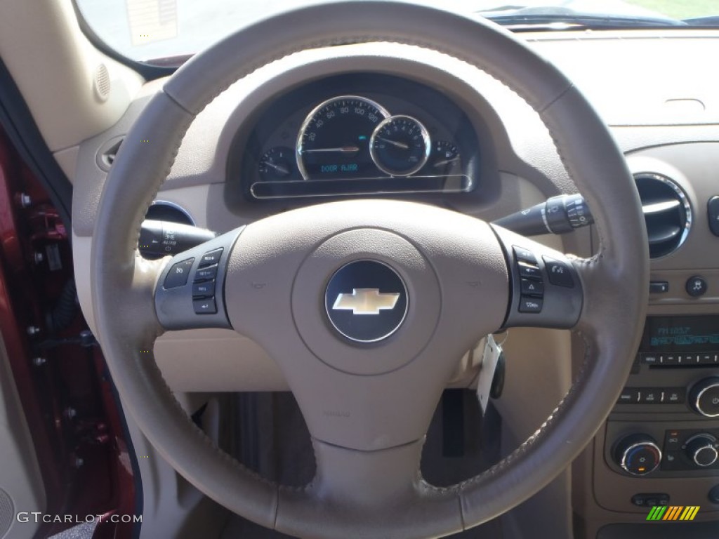 2009 Chevrolet HHR LT Cashmere Steering Wheel Photo #87227637