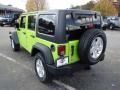 2013 Gecko Green Pearl Jeep Wrangler Unlimited Sport S 4x4  photo #9