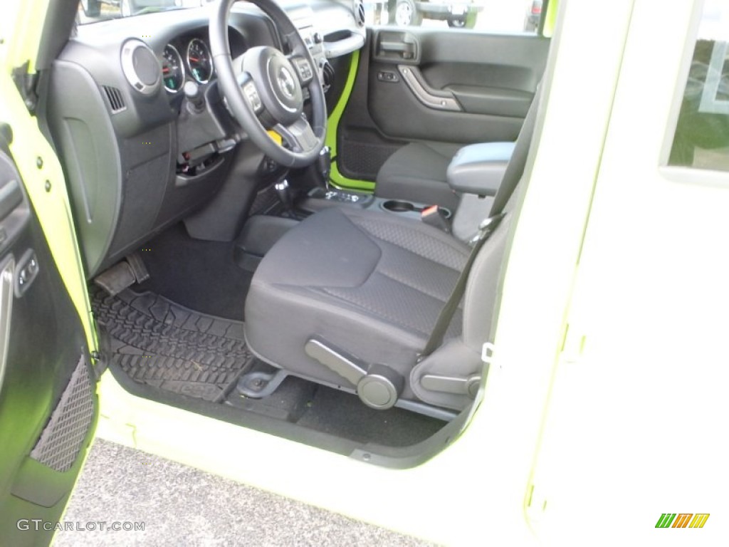 2013 Wrangler Unlimited Sport S 4x4 - Gecko Green Pearl / Black photo #10