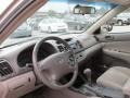 2002 Toyota Camry Taupe Interior Dashboard Photo