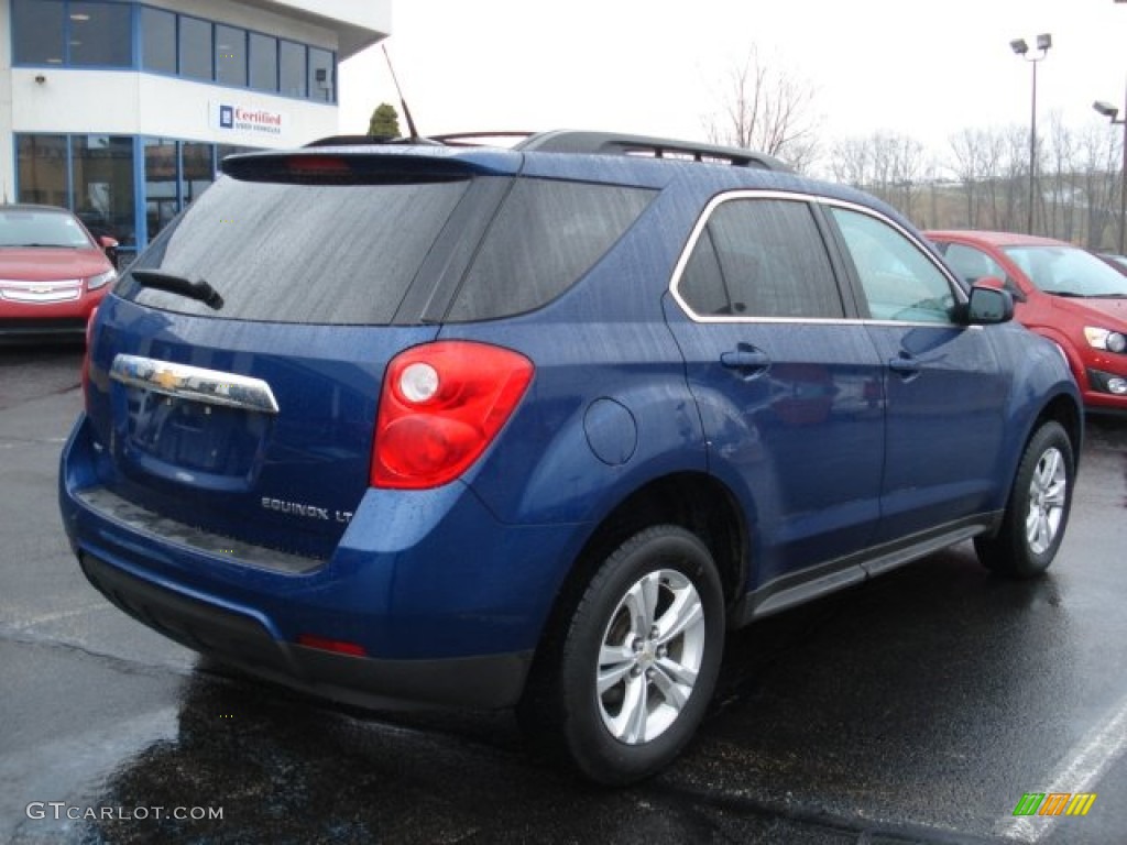 2010 Equinox LT AWD - Navy Blue Metallic / Jet Black/Light Titanium photo #7