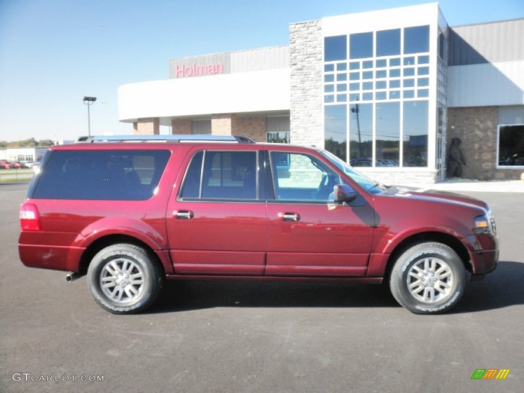 2012 Expedition EL Limited 4x4 - Autumn Red Metallic / Charcoal Black photo #1
