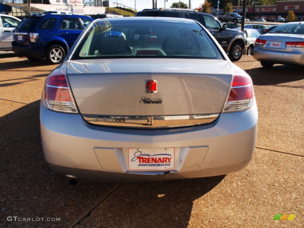 2007 Aura XE - Silver Pearl Metallic / Gray photo #6