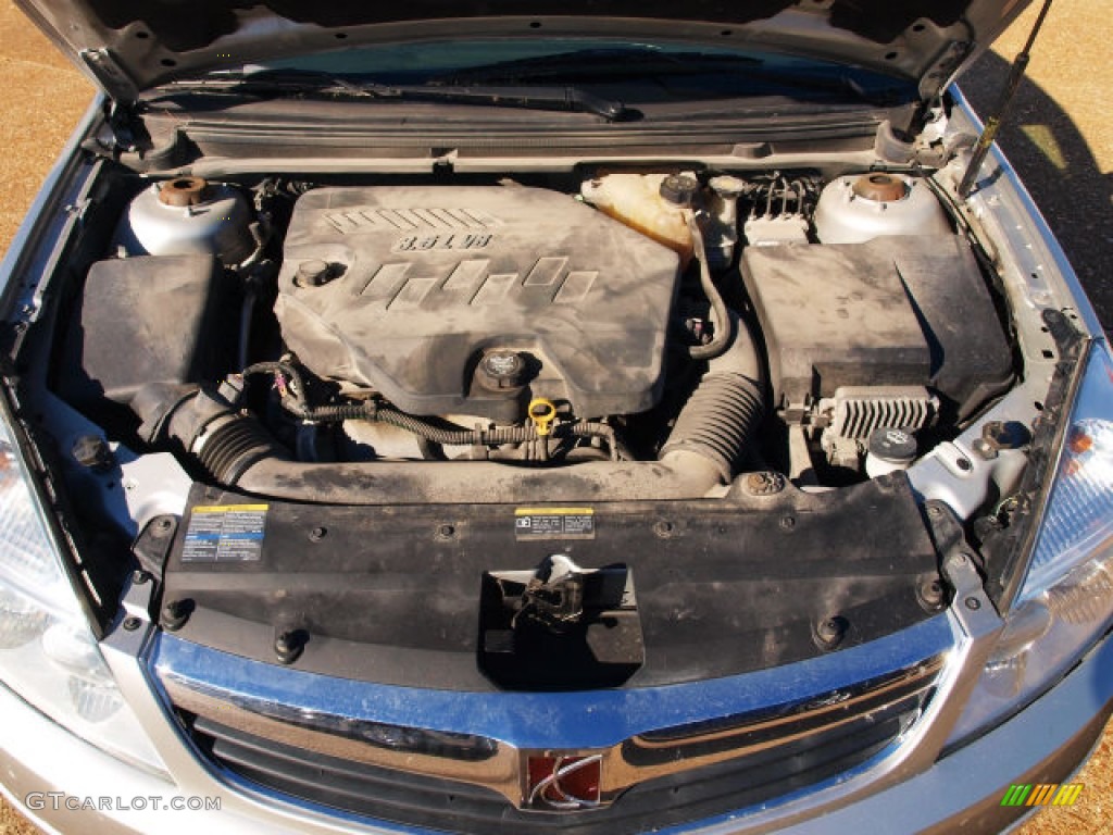 2007 Aura XE - Silver Pearl Metallic / Gray photo #7