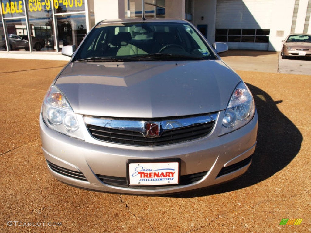 2007 Aura XE - Silver Pearl Metallic / Gray photo #8
