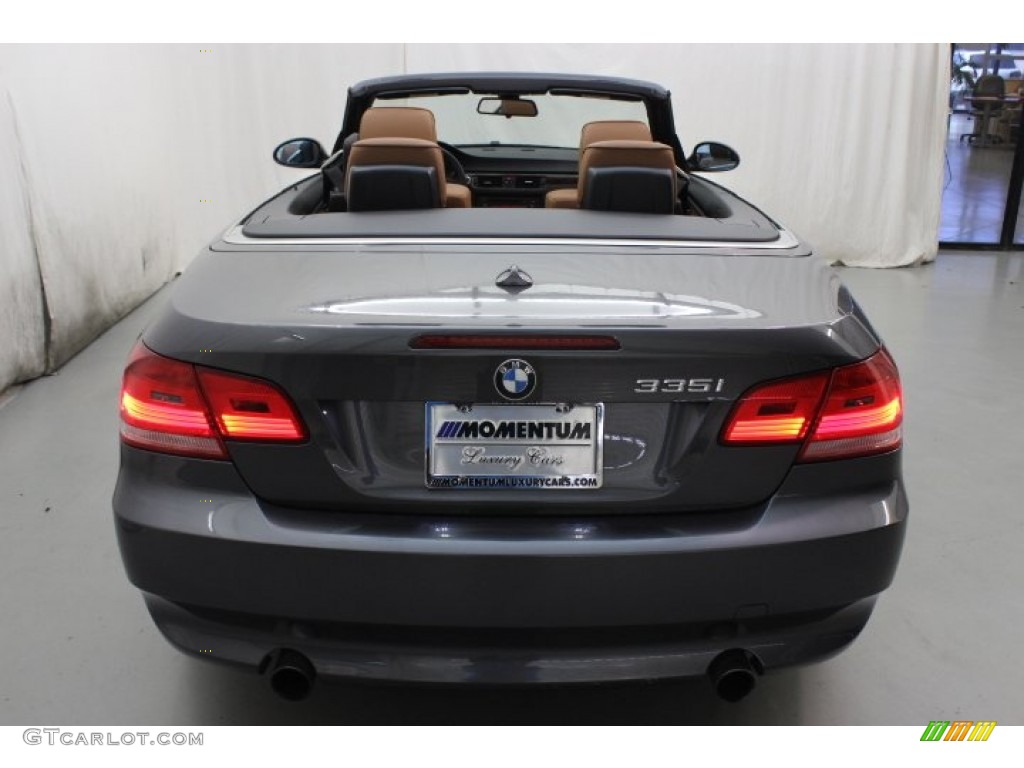 2008 3 Series 335i Convertible - Sparkling Graphite Metallic / Saddle Brown/Black photo #5