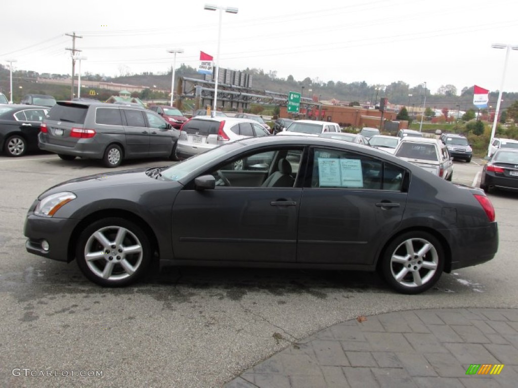 2005 Maxima 3.5 SE - Smoke Metallic / Frost photo #6