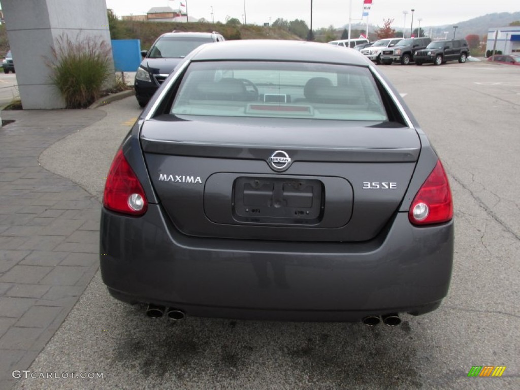 2005 Maxima 3.5 SE - Smoke Metallic / Frost photo #9