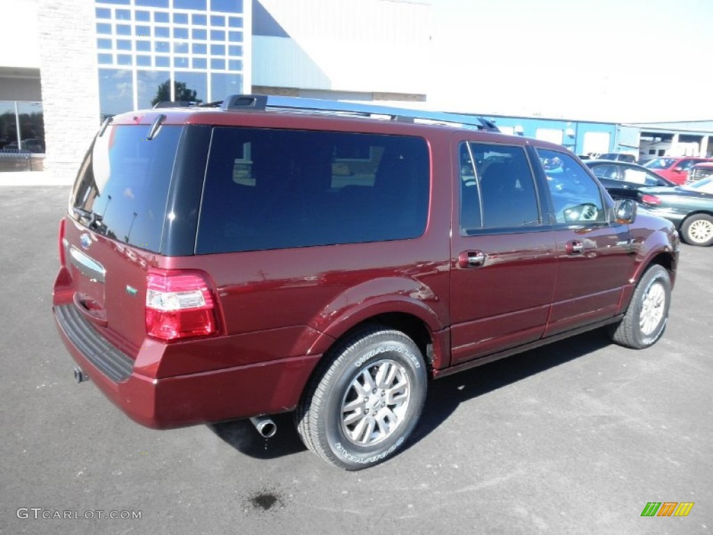 2012 Expedition EL Limited 4x4 - Autumn Red Metallic / Charcoal Black photo #40
