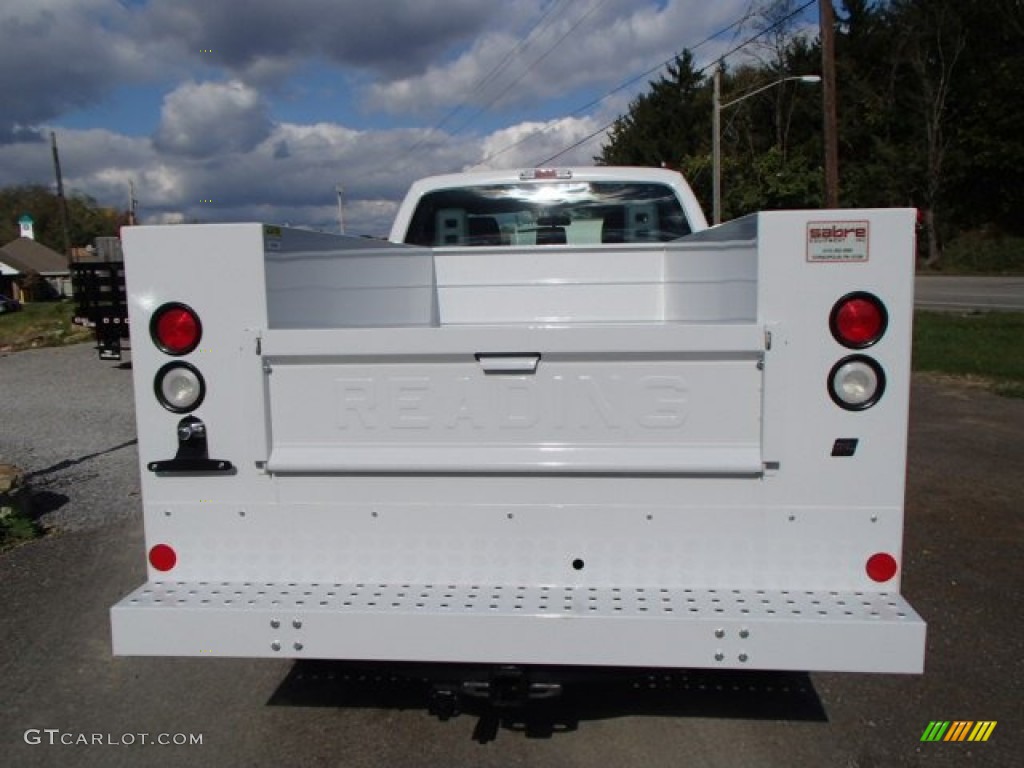 2014 F350 Super Duty XL SuperCab 4x4 Utility Truck - Oxford White / Steel photo #7