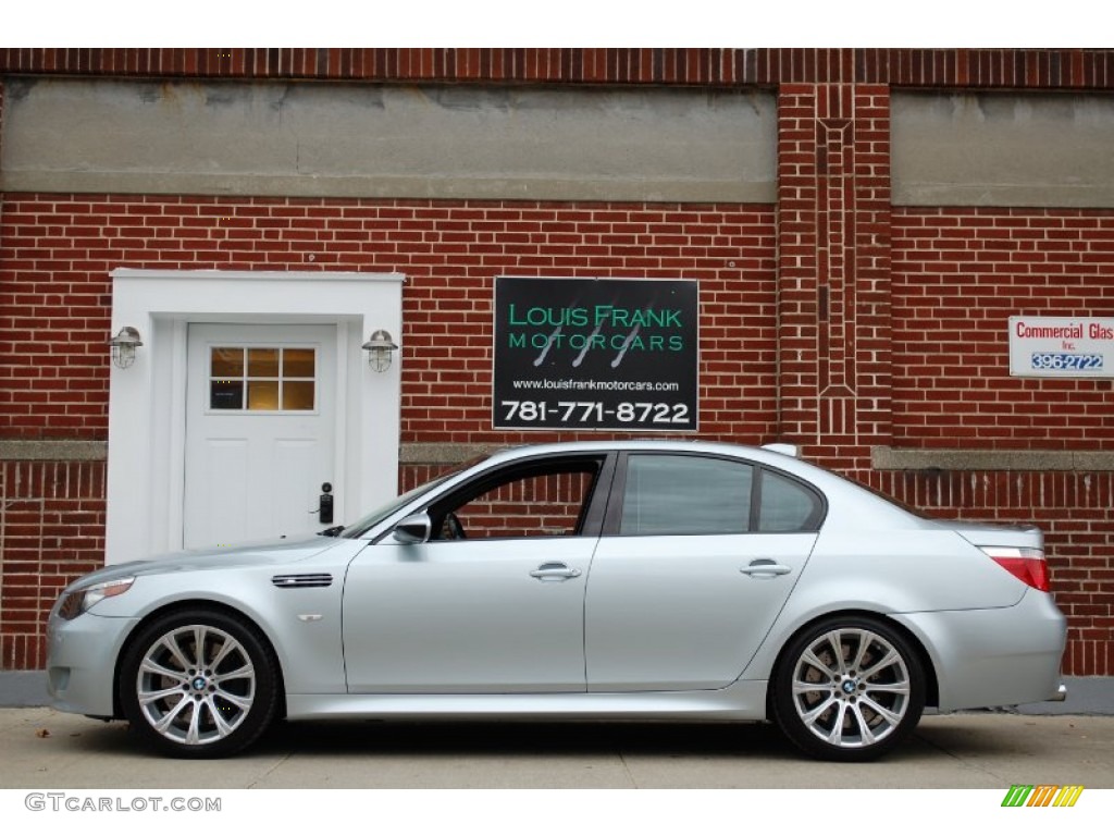 2006 M5  - Silverstone Silver Metallic / Black photo #1