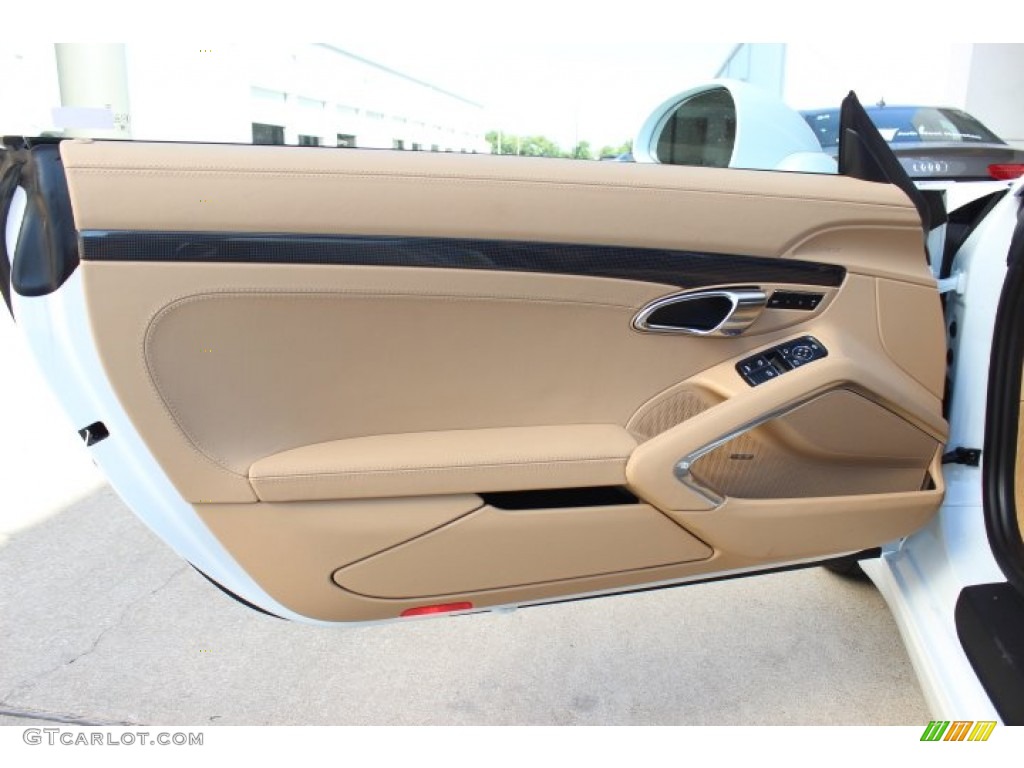2013 Porsche 911 Carrera S Cabriolet Luxor Beige Door Panel Photo #87231429