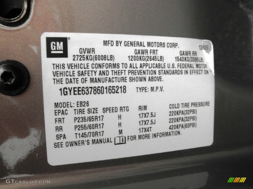 2006 SRX V6 - Radiant Bronze / Cashmere photo #5