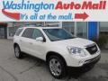 2010 White Diamond Tricoat GMC Acadia SLT AWD  photo #1