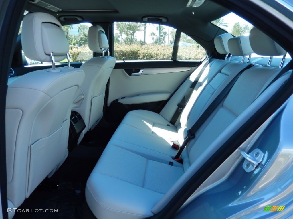 2014 Mercedes-Benz C 250 Sport Rear Seat Photo #87233628