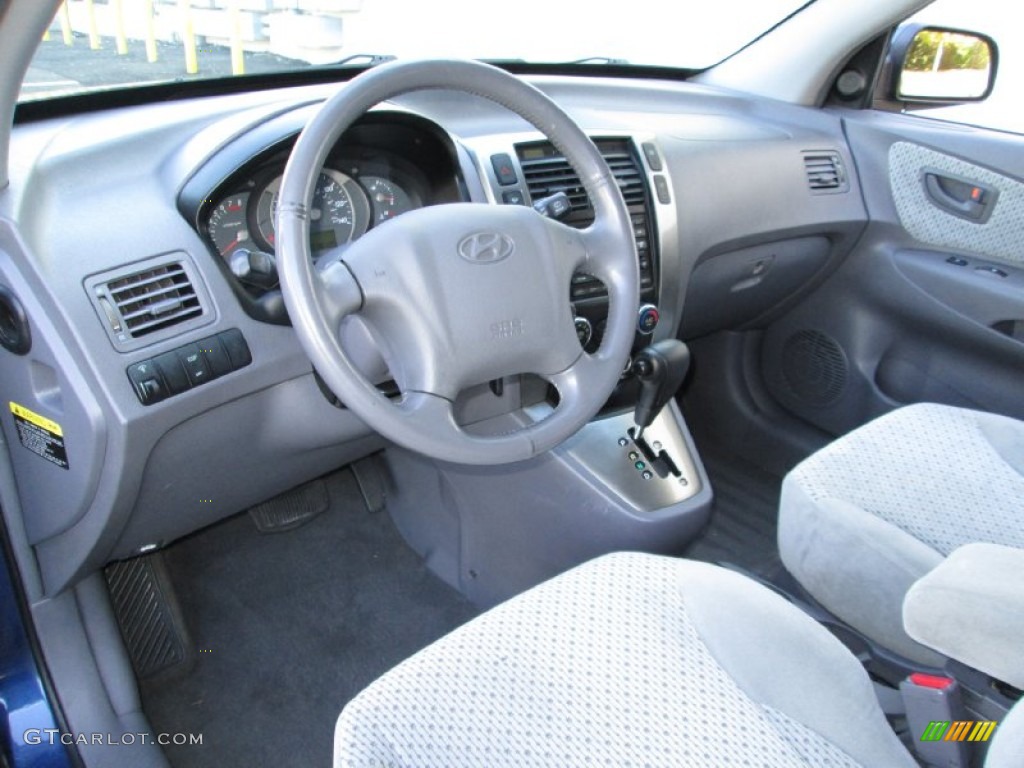 Gray Interior 2005 Hyundai Tucson GLS V6 Photo #87233640